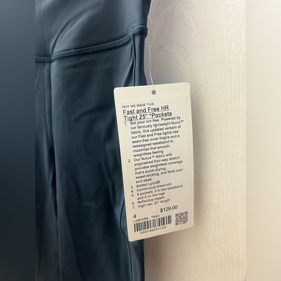 Lululemon Fast and Free High-Rise Tight 25” Pockets
Updated new - Picture 4 of 13